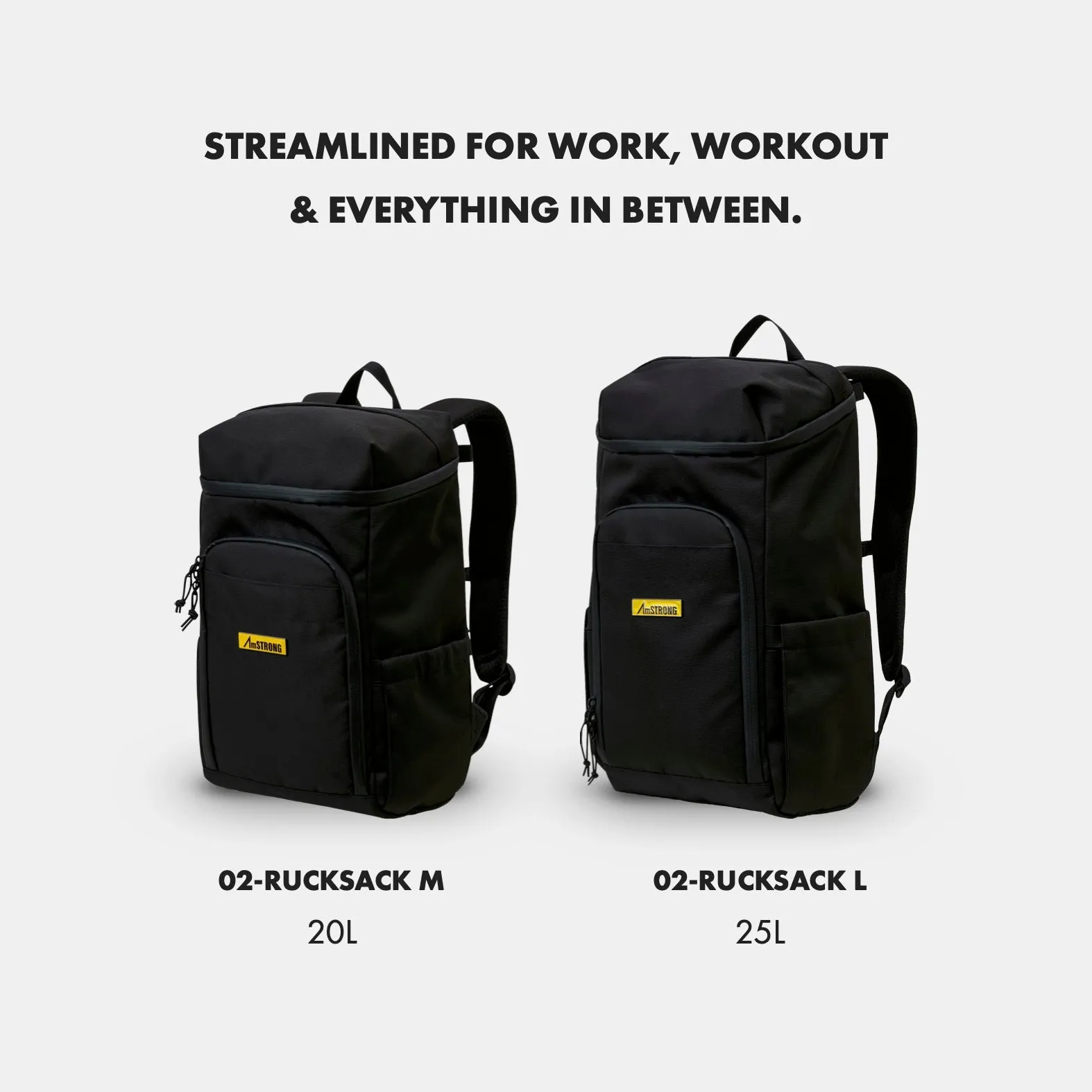 02-RUCKSACK M | Black