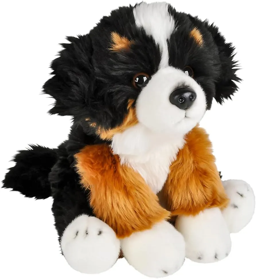12 inch Heirloom Floppy Bernese Mountain Dog - Ultra Soft Plush - Stuffed Animal- Great Gift or Prize - for Ages 3 