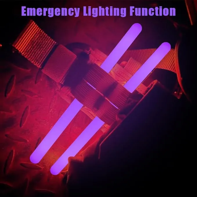 12 PCS 14 Inch Industry Grade Glow Sticks Bulk Emergency Jumbo Light Sticks Glow in The Dark Bright Large Glow Sticks for Camping,Hiking,Hurricane, Earthquake, Survival Kit Accessories