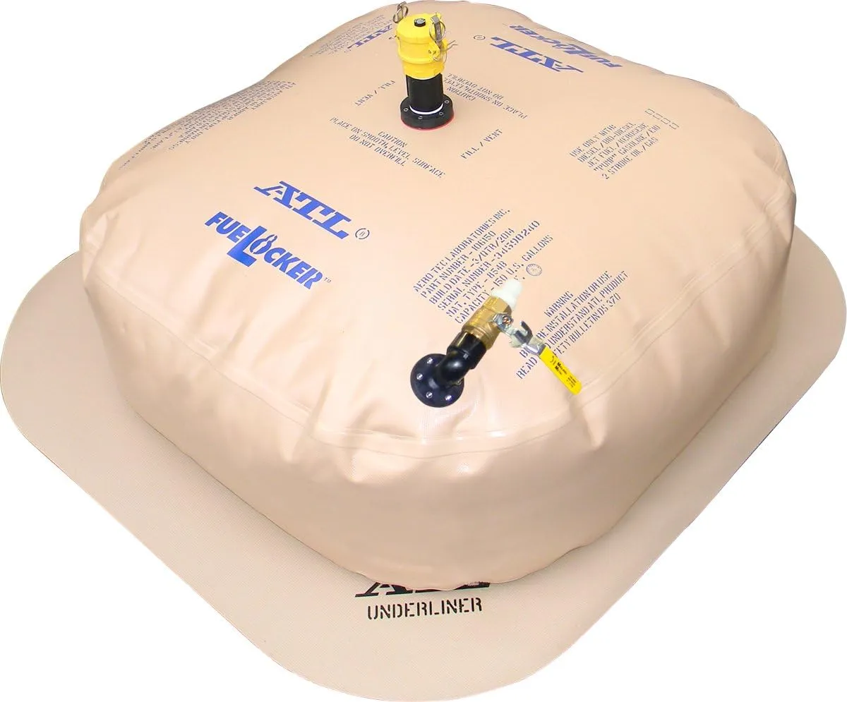 150 Gallon ATL FueLocker Auxiliary Fuel Bladder Kit With Tote-Bag & Tie-Down