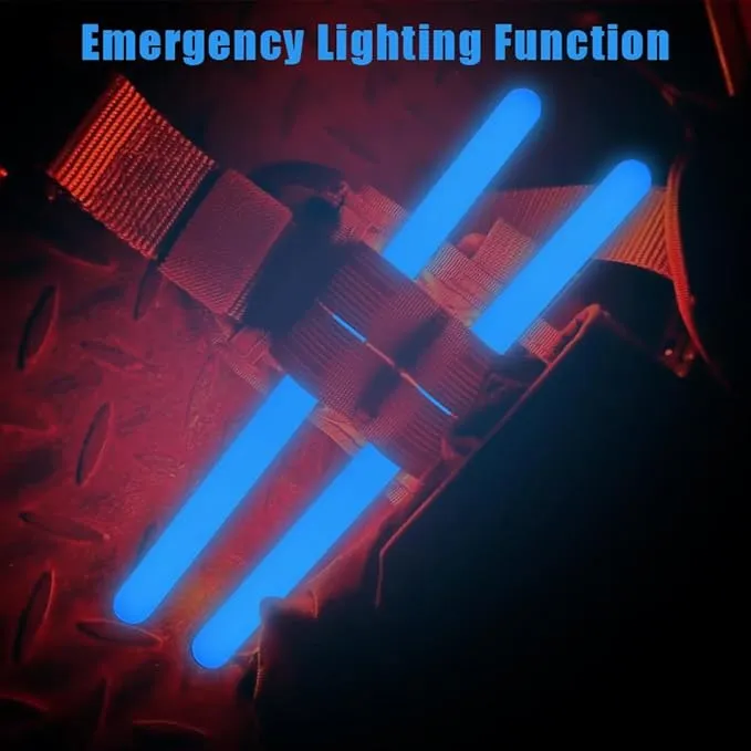 16 Inch Industry Grade Glow Sticks Bulk 5 PCS Bright Jumbo Light Sticks Glow in The Dark Emergency Huge Glow Sticks for Camping,Hiking,Hurricane, Earthquake, Survival Kit Accessories