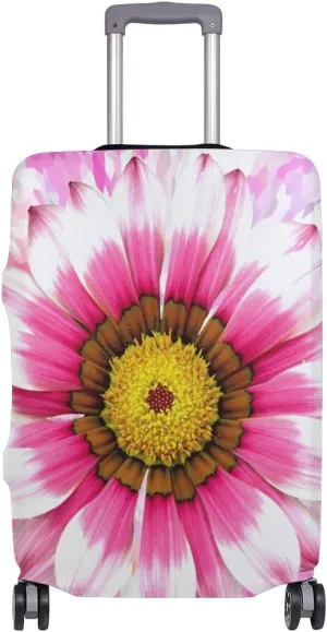 18/20/24/28/32 Inch Spandex Travel Luggage Cover - Blooming Flowers Fashion DIY Creative Design Anti-Scratch Stretchy Travel Suitcase Protector Baggage Covers