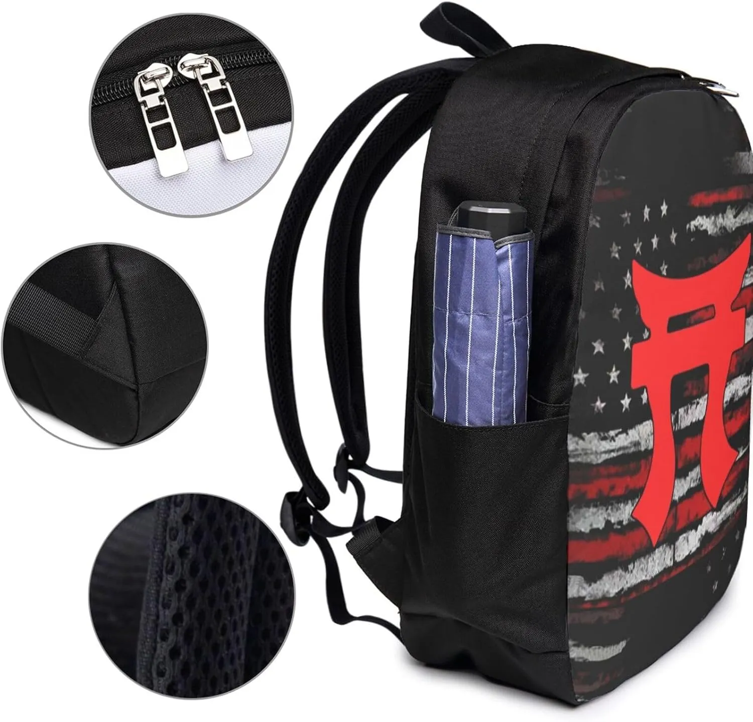 187th Rakkasan Tori Backpack, 17 Inch Travel Business Laptop Backpack With USB Port for Women Men