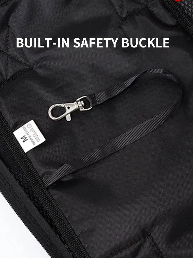 1PC Adjustable Pet Cat Chest Backpack For Outdoor Carrying Mesh Ventilation For Hiking Camping Trips Sling Bag In Small