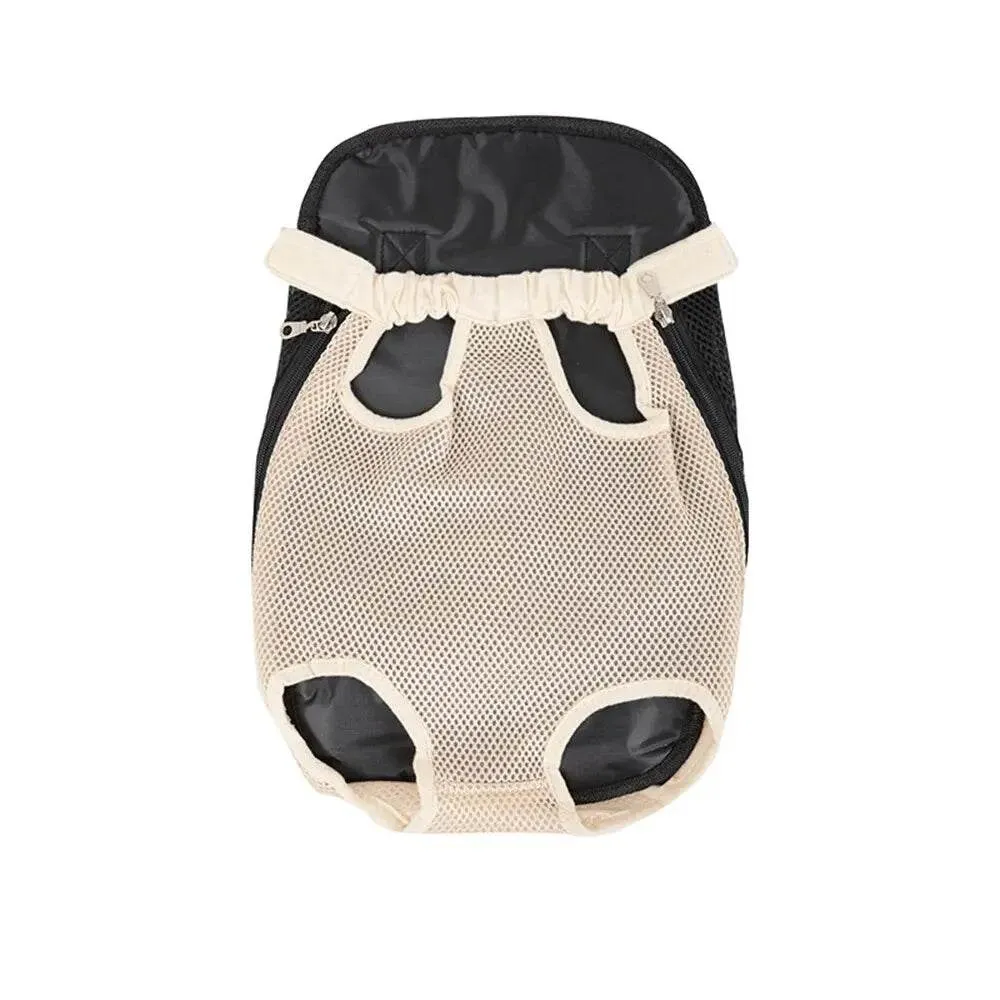 1PC Adjustable Pet Cat Chest Backpack For Outdoor Carrying Mesh Ventilation For Hiking Camping Trips Sling Bag In Small