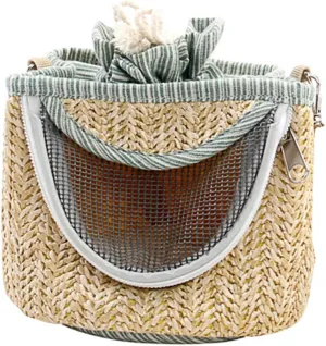 1Pc Portable Pet Carrying Bag Comfy Hamster Cradle with Window Soft Lightweight Design for Outdoor Travel Random Color for Pets and Guinea Pigs