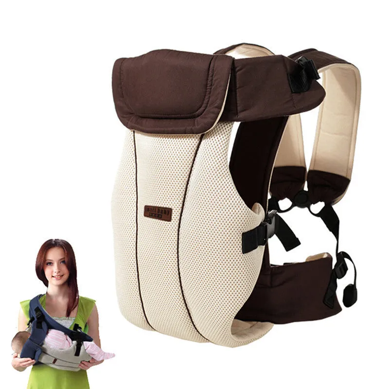 2-30 Months Breathable Multifunctional Front Facing Baby Carrier Infant Baby Sling Backpack Pouch Wrap Baby Kangaroo