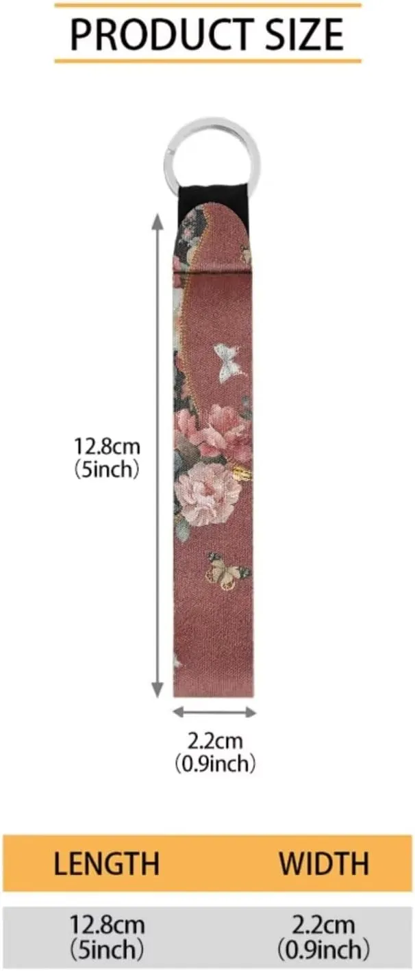 2 Pcs Bible Cover with Wristlet Keychain Bible Case with Handle for Women Christian Tote Bag Keychain Lanyard, Let Your Faith Be Bigger Than Your Fear