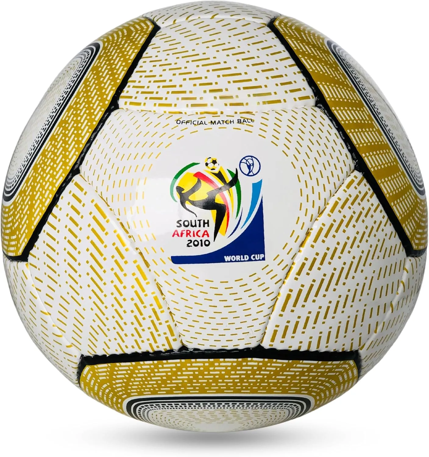 2010 South Africa World Cup Final Match Famous Football Replica, Soccer Ball Official Size 5 - Perfect Collectible Item & Memorable Gift for Soccer Lovers