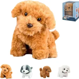 2025 New Realistic Robot Puppy,My Realistic Robot Puppy for Adults,Ai Robotic Dog,Walking, Barking,Tail Wagging (D1-1PCS)