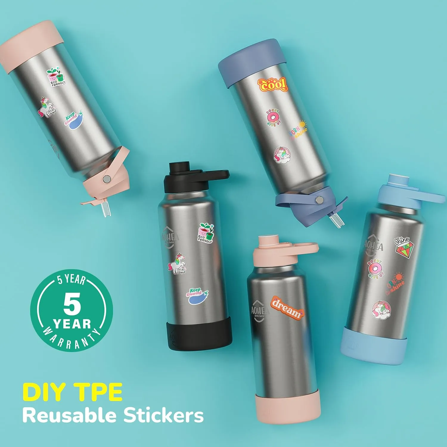 32oz（26 6） oz Insulated Water Bottle with straw and Hidden storage（6oz）, Stainless Steel Double Walled Vacuum Sports Water Bottle with 2 Lids for Gym Camping Hiking (Black, 32oz)