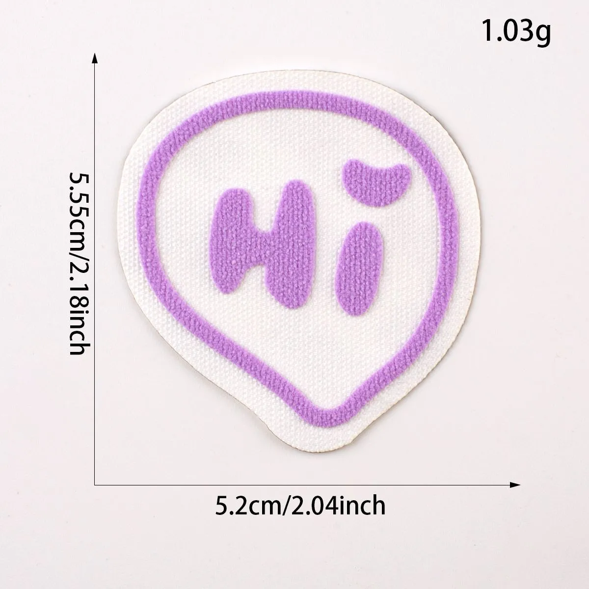 3M Self-Adhesive Hi Baby Footprint Alphabet 3D Patches for Kids 18PCS
