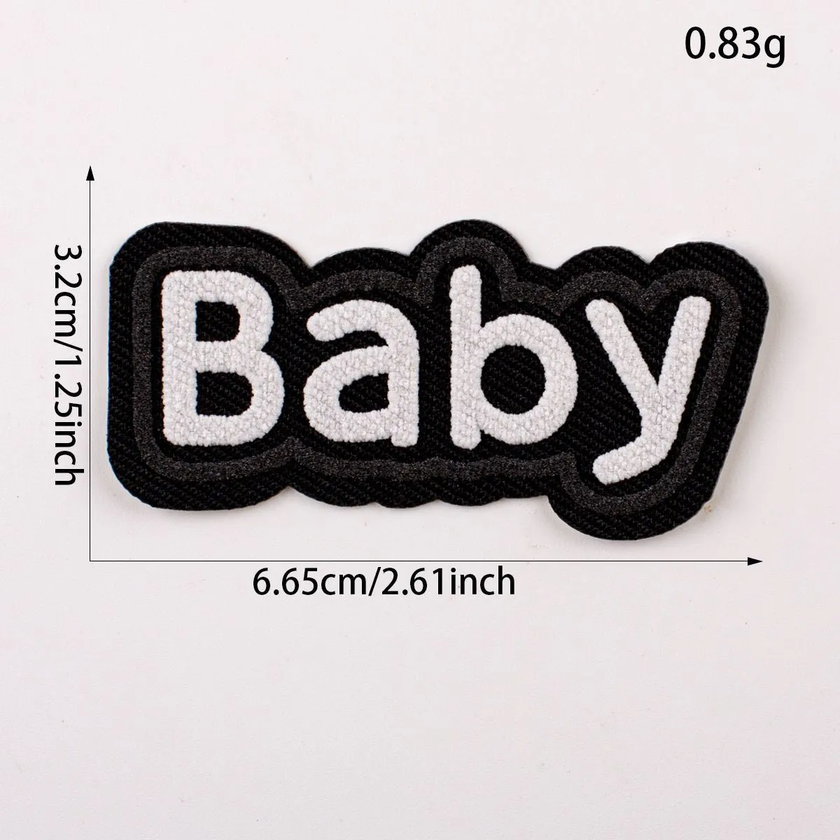 3M Self-Adhesive Hi Baby Footprint Alphabet 3D Patches for Kids 18PCS