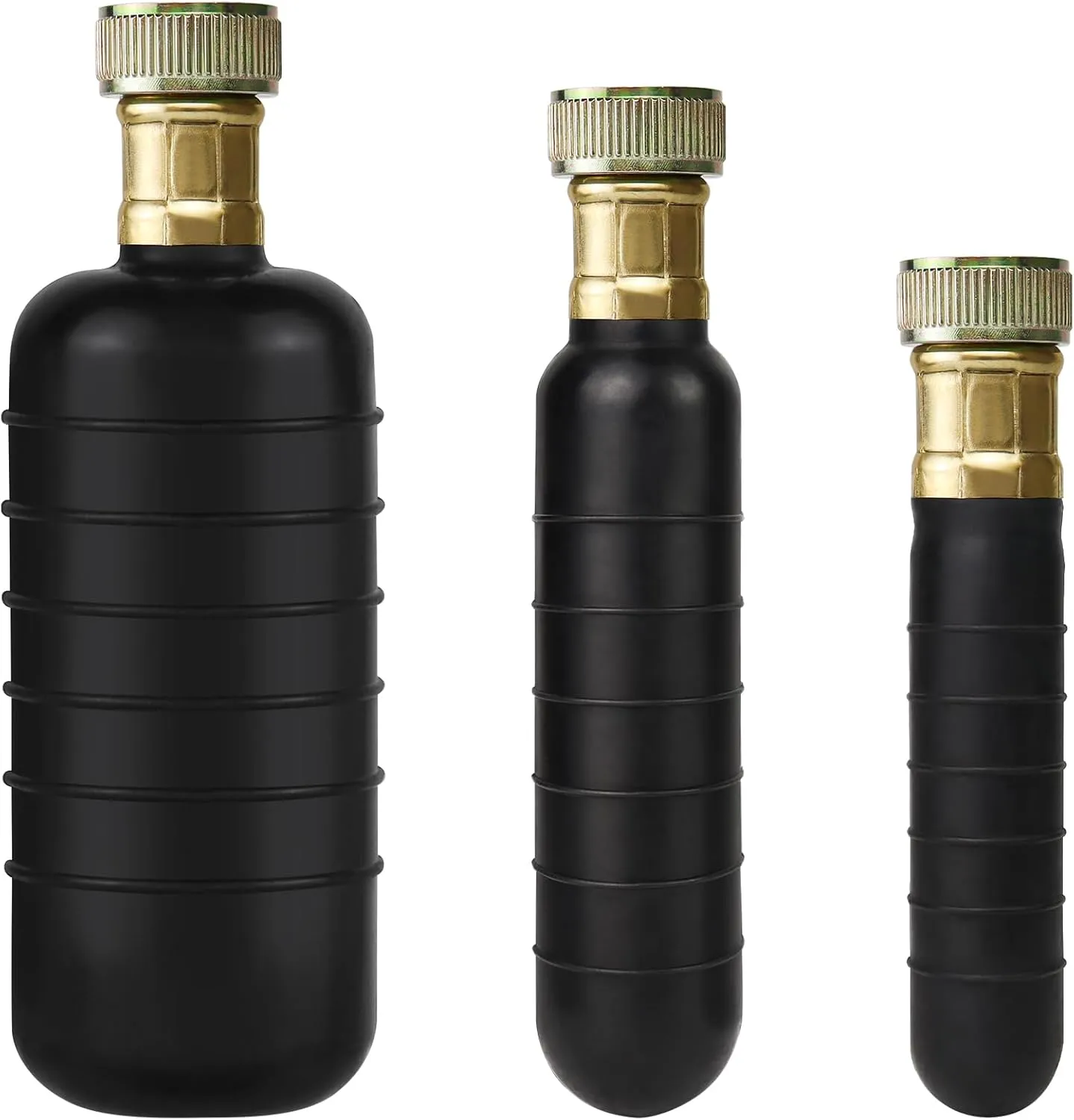 3PCS Drain Bladder Unclogger Main Sewer Line,Water-Powered Rubber Drain Cleaning Bladder Fits 1 to 6 Inch Drain Pipe Unclogs Stubborn Blockages for Bathroom Sink,Swimming Pool,Basement,Bathtub,Shower