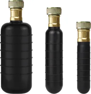 3PCS Drain Bladder Unclogger Main Sewer Line,Water-Powered Rubber Drain Cleaning Bladder Fits 1 to 6 Inch Drain Pipe Unclogs Stubborn Blockages for Bathroom Sink,Swimming Pool,Basement,Bathtub,Shower