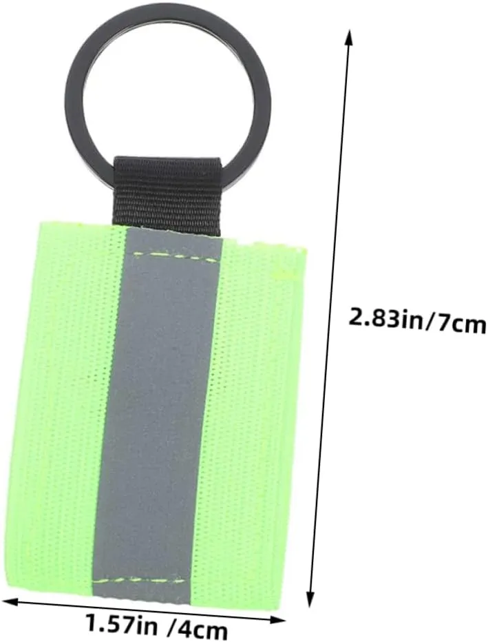 8pcs Reflective Keychain Backpacking Gear Keychain for Men Wallet Keychain Label During Backpack