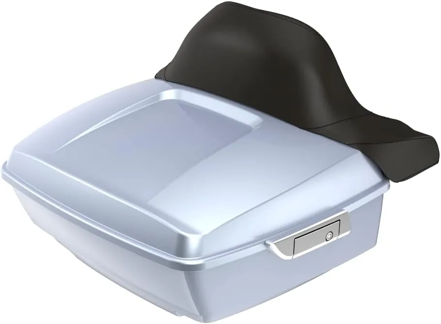 Advanblack Tour Pack Atlas Silver Metallic King Tour Pack Fit for Harley Touring, Road King Special, Street Glide Special, Road Glide Special, 2014-2023