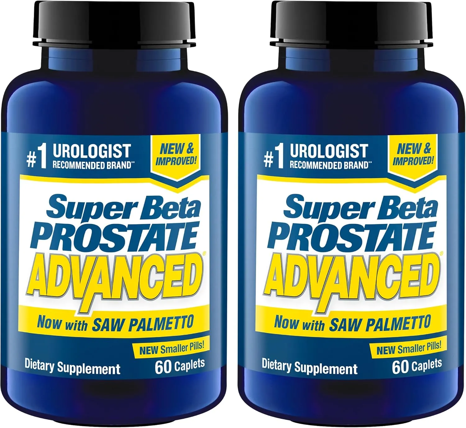Advanced with Saw Palmetto - Prostate Health Supplements for Men, Bladder & Urinary Support with Beta-sitosterol, Reishi, Saw Palmetto, Vitamin D, Zinc Oxide, Selenium - 120 Count
