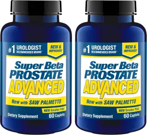 Advanced with Saw Palmetto - Prostate Health Supplements for Men, Bladder & Urinary Support with Beta-sitosterol, Reishi, Saw Palmetto, Vitamin D, Zinc Oxide, Selenium - 120 Count
