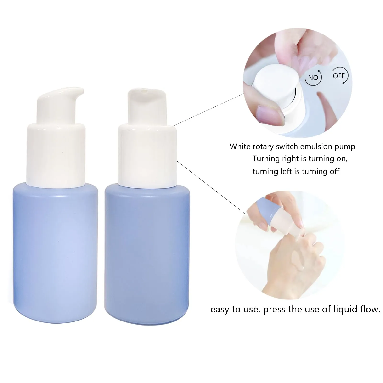AGENIZ 4 Pack 1oz Glass Dropper Bottle,Purple Coated Glass Dropper Bottles with 2 Funnels & 2 Lotion Pumps,30 ml Eye Dropper Bottles For Essential Oils,Serums,Lotion,Tincture Bottles (D - Purple)