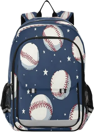 ALAZA Baseball Pattern School Backpacks Travel Laptop Bag Kids Bookbag for Girls Boys Teens Women Men26