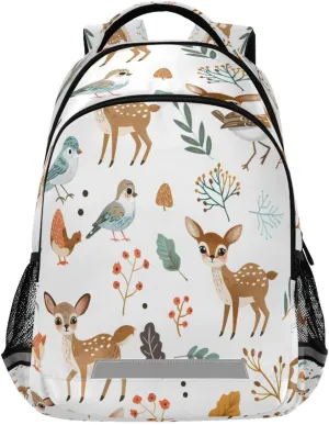 ALAZA Forest Animals Backpacks Travel Laptop Daypack School Book Bag for Men Women Teens Kids320