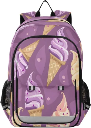 ALAZA Ice Cream School Backpacks Travel Laptop Bag Kids Bookbag for Girls Boys Teens Women Men5