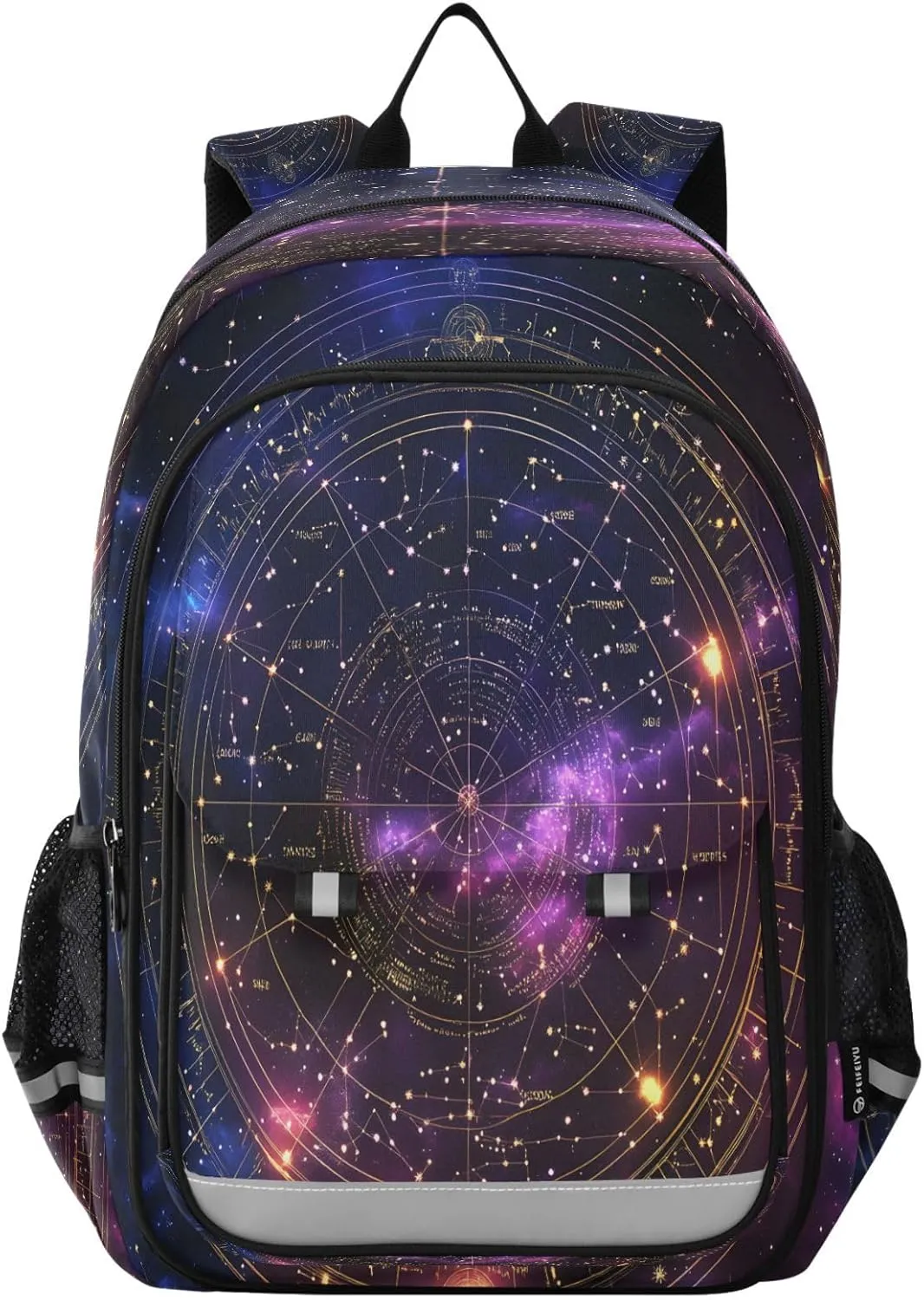 ALAZA Mysterious Galaxy School Backpacks Travel Laptop Bag Kids Bookbag for Girls Boys Teens Women Men