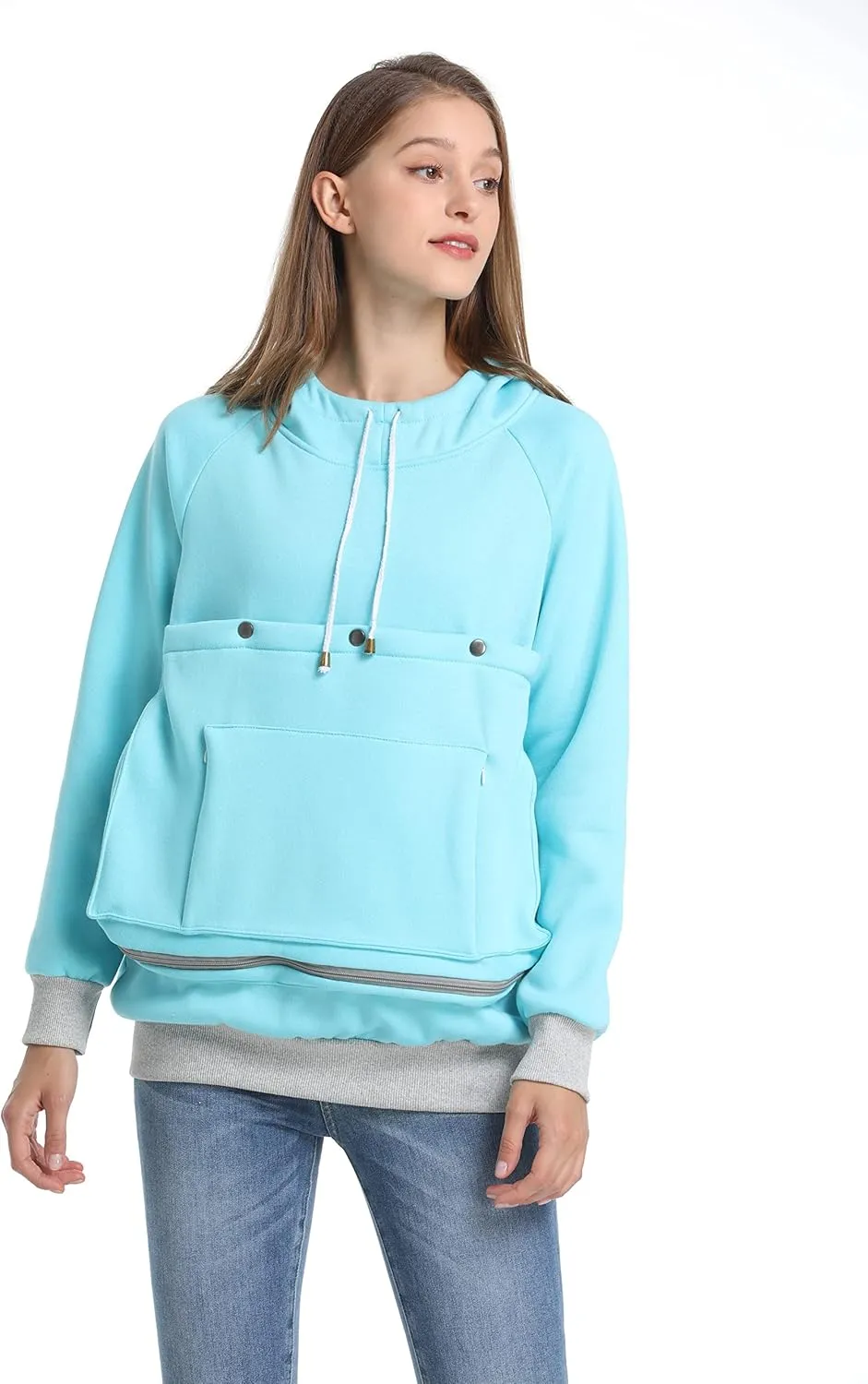 ALYC Cat Dog Carrier Hoodie Big Pet Pouch Sweatshirt Puppy Kitten Holder Carrier Pullover Top Kangaroo Unisex Hoodies