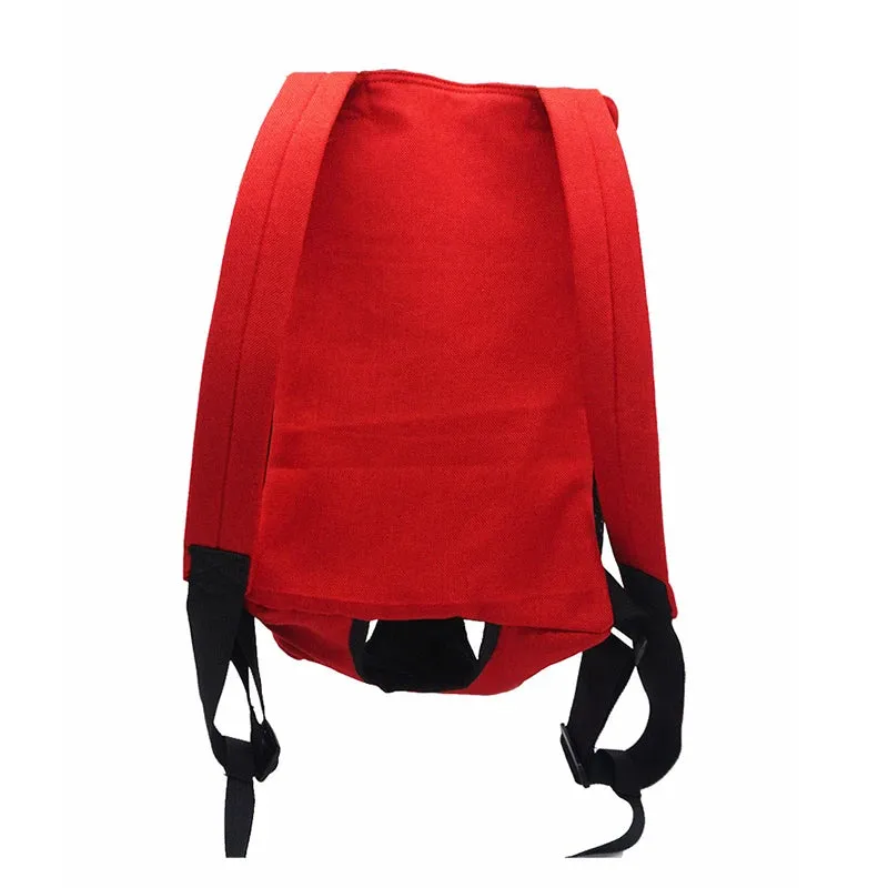ANYWAGS Pet Carrier Red Dark Blue Medium Denim Breathable Travel Backpack for Medium Size Pets with Pockets for Carrying Supplies