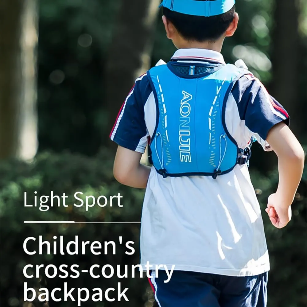AONIJIE Children’s 2.5L Running Backpack - Lightweight, Breathable, and Durable Kids’ Hydration Pack for Ages 6-12