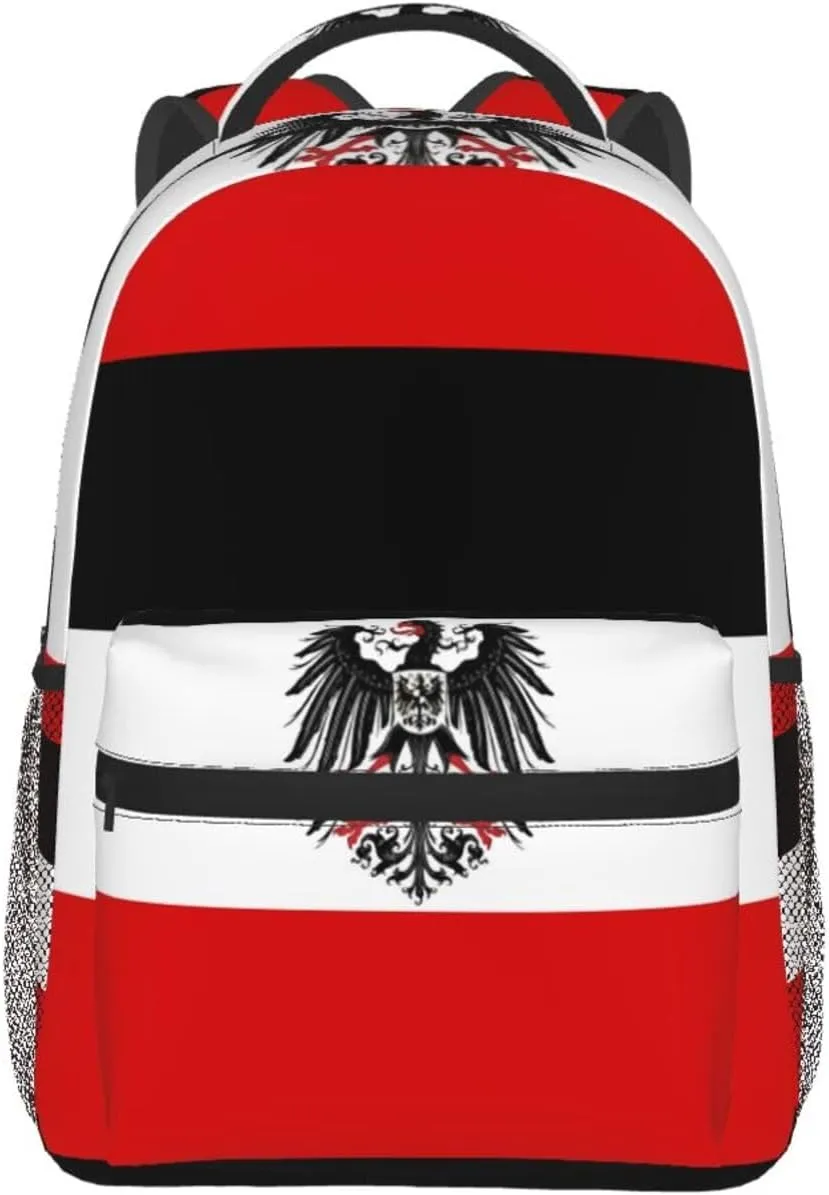 ASYG Germany Backpack German Laptop Backpack Flag Tablet Travel Picnic Travel Bag Laptop Bag German Flag Bag