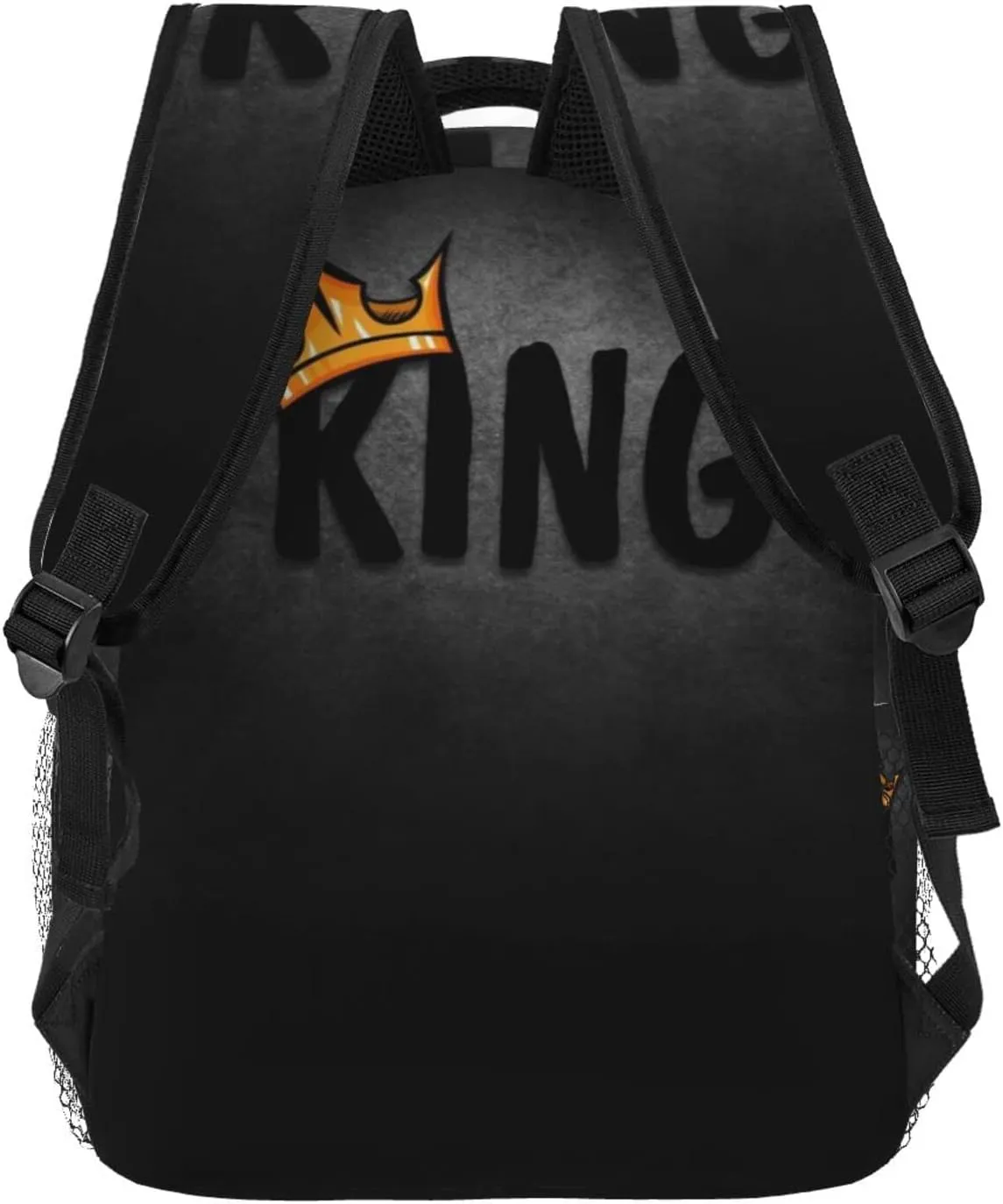 ASYG King Backpack Men Laptop Backpack Lion Tablet Travel Picnic Bag Lion Travel Bag