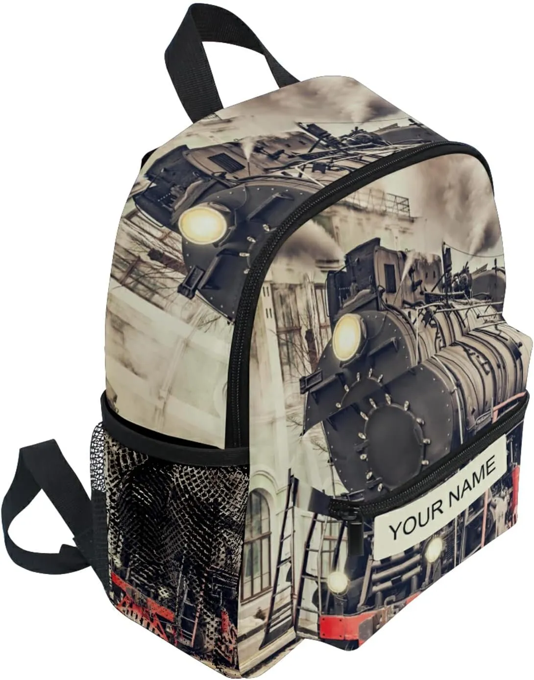 AUUXVA Kids Backpack Train School Bag Kindergarten Toddler Preschool Backpack for Boys Children