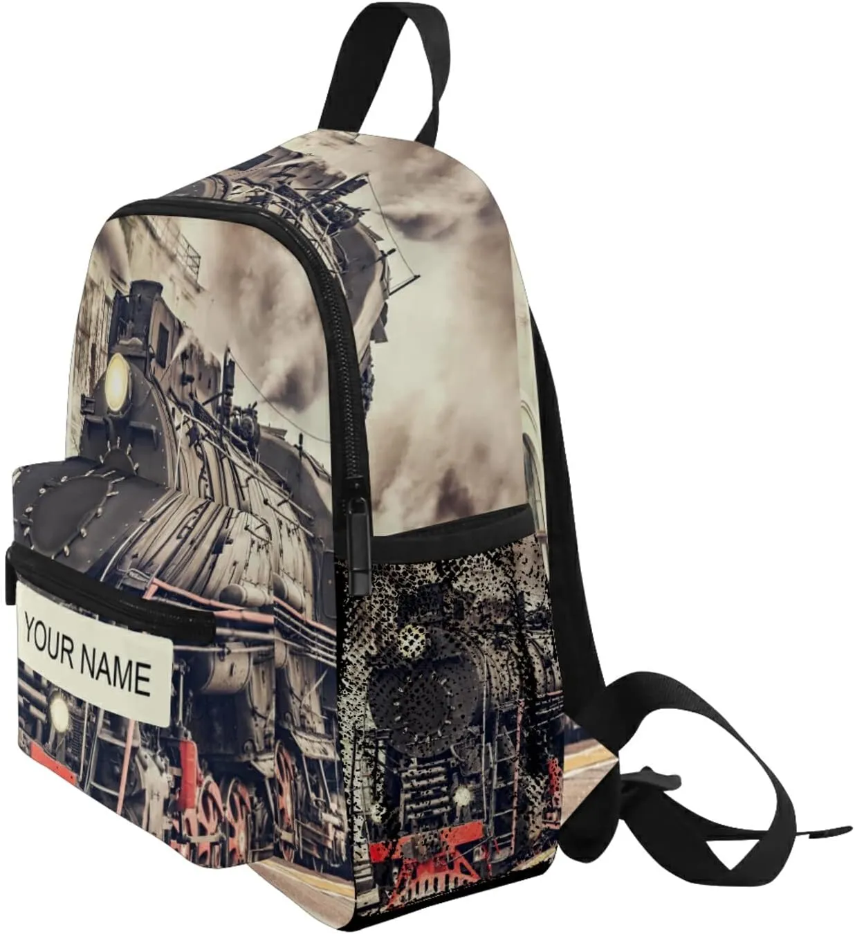 AUUXVA Kids Backpack Train School Bag Kindergarten Toddler Preschool Backpack for Boys Children