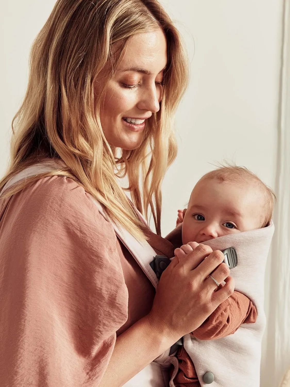 BabyBjörn Baby Carrier Mini, 3D Jersey, Light Beige