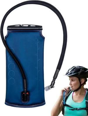 Backpack Hydration System, Foldable Hydration Bladder, Insulated Hydration Bladder, Reusable Water Bladder, 43.5x19.5 Cm, / 17.13x7.68 in, for Biking, Running, Outdoor