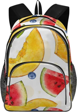Backpacks 22L Three Layer Arc Book Bag Lightweight for Travel Camping Hiking Rucksack Daypack Kids & Adults Summer Melons