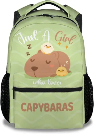 Backpacks for Girls - 16 Inch Cute Backpack for School - Green, Large Capacity, Durable, Lightweight Bookbag for Kids, Travel