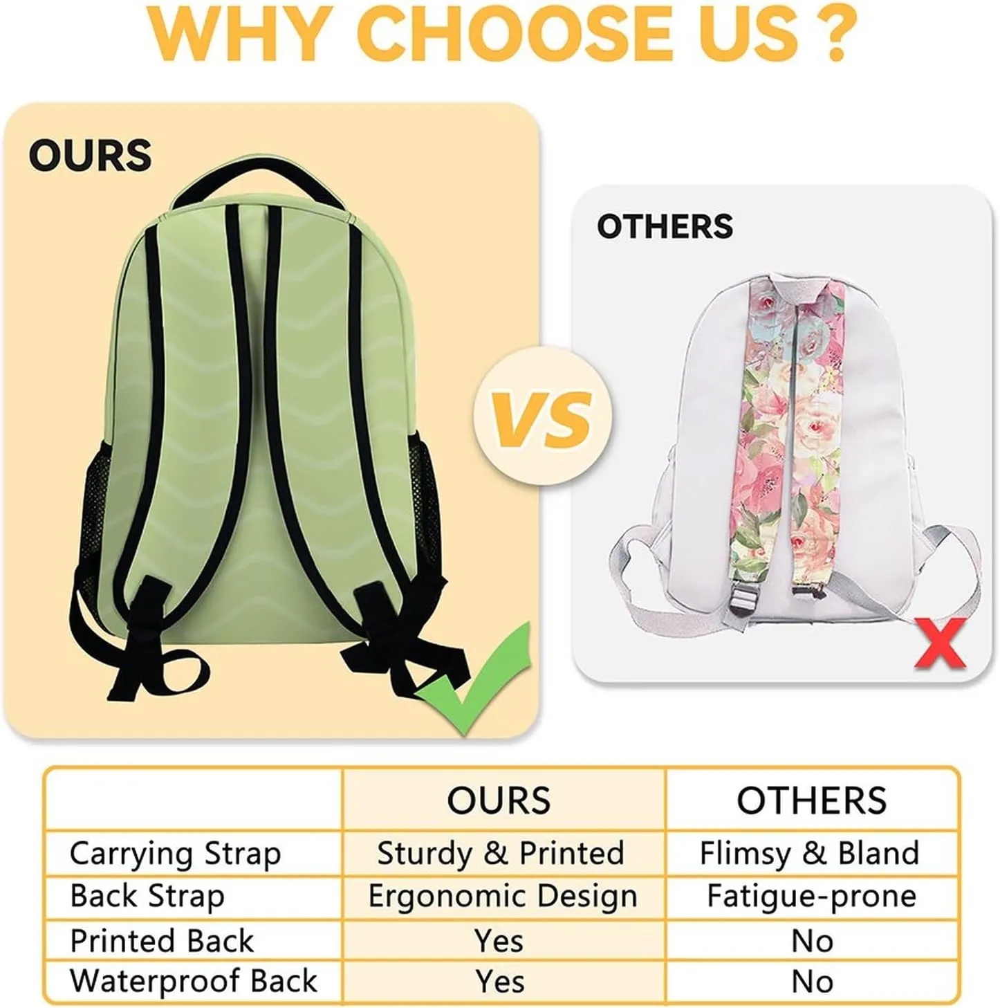 Backpacks for Girls - 16 Inch Cute Backpack for School - Green, Large Capacity, Durable, Lightweight Bookbag for Kids, Travel