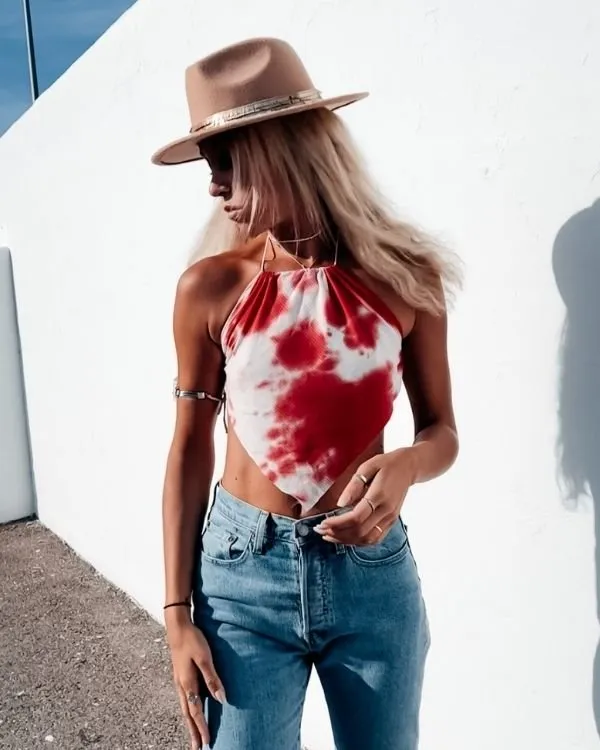 Batik Crop Top Cadiz
