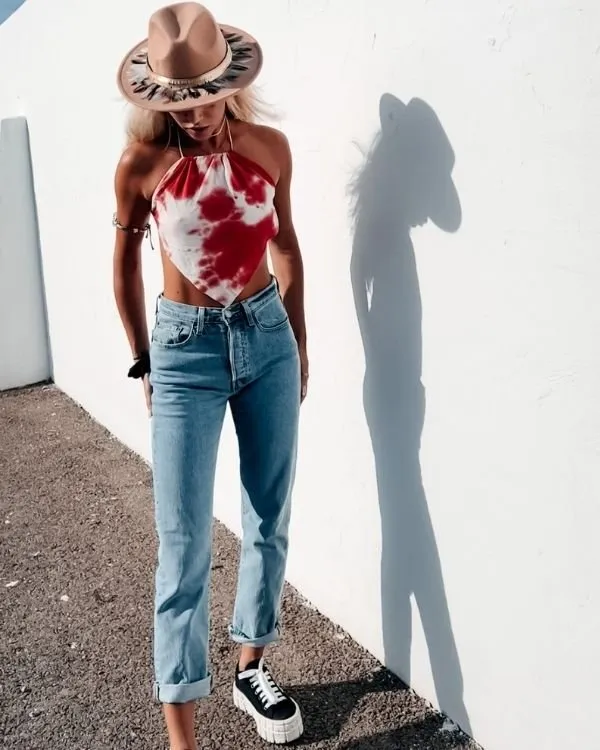 Batik Crop Top Cadiz