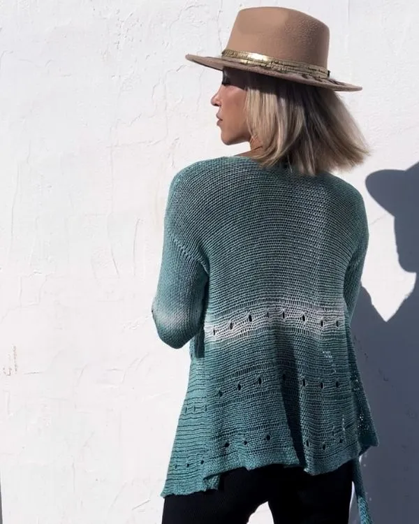 Batik Häkel Strick Kimono Helene