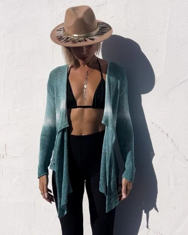 Batik Häkel Strick Kimono Helene