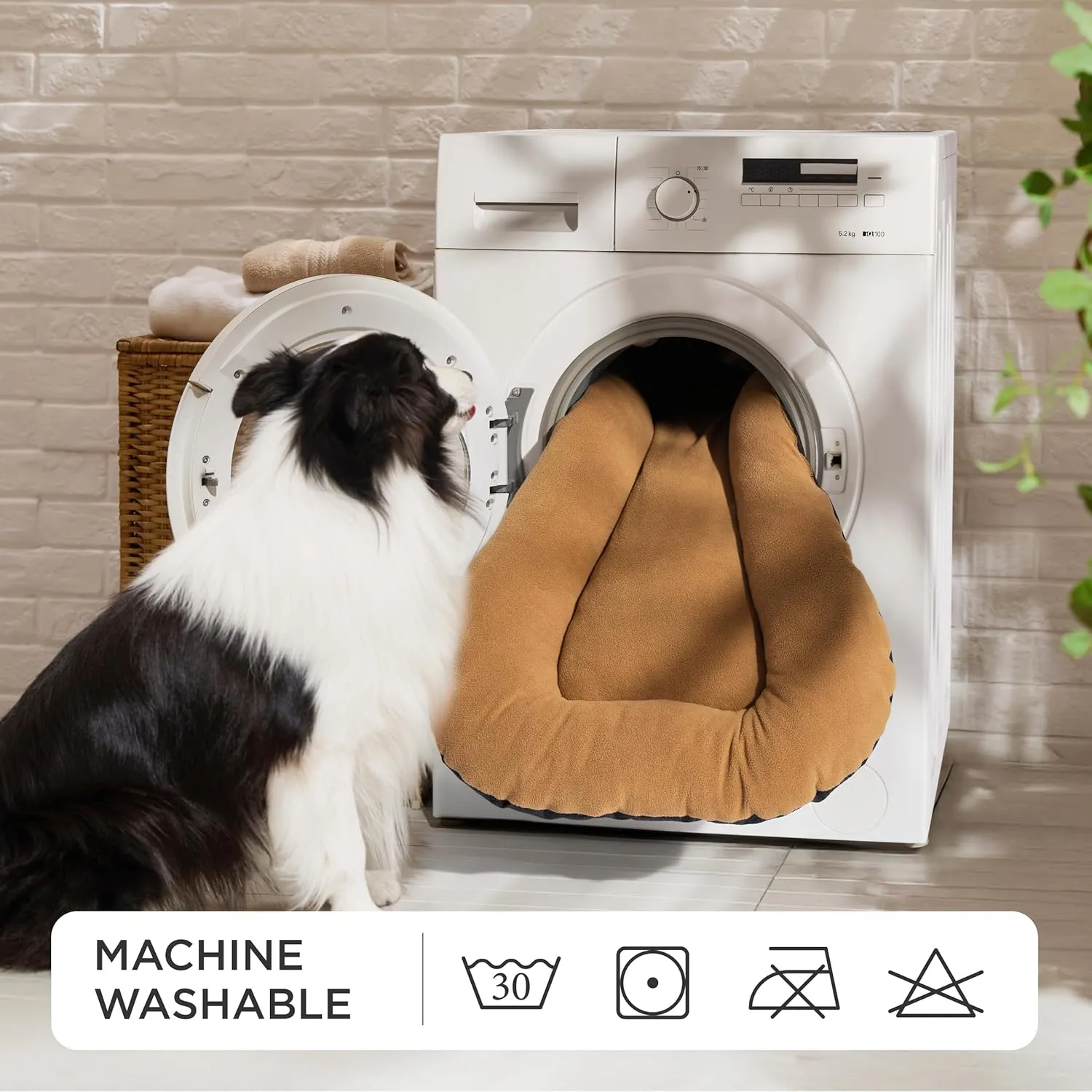 Bedsure Washable Dog Crate Pad for Small Dogs, Flat Puppy Kennel Dog Bed for Crate, Ultra Soft Fleece Pet Sleeping Mat with Non-Slip Bottom, Brown 23"x17"