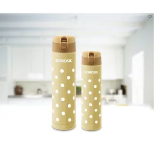 Beige Polka Bottle - FGBUD350BEI/500BEI