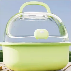 Bird Cage Parrot Take-Out Cage Bird Special Portable Bird Cage Small Bird Bag Hand-held Mini Bird Cage Pet Bird Cage(Green)