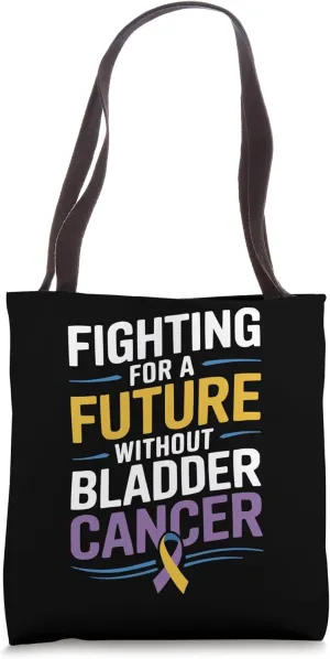 Bladder Cancer Awareness Cancer Sucks Chemotherapy Tote Bag