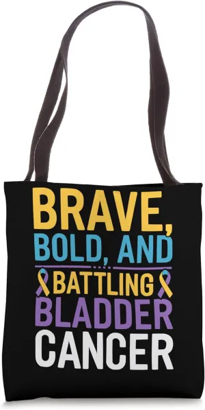 Bladder Cancer Awareness Cancer Sucks Chemotherapy Tote Bag
