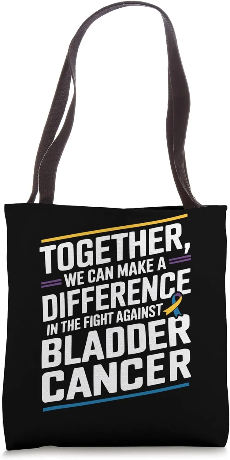 Bladder Cancer Awareness Cancer Sucks Chemotherapy Tote Bag